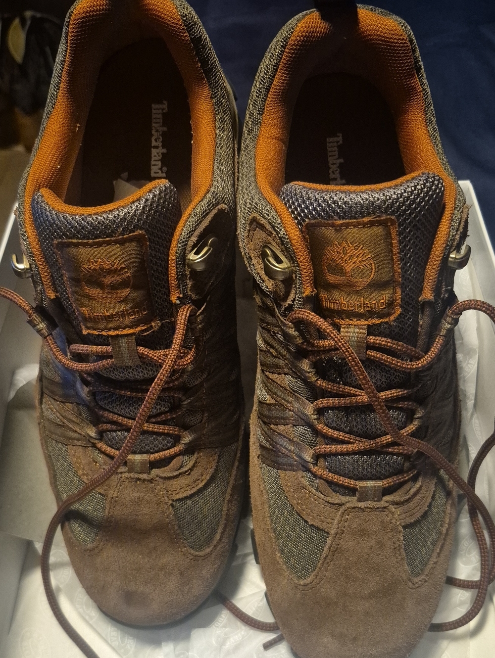 Timberland Brown and Gray Men's Hiking Boots